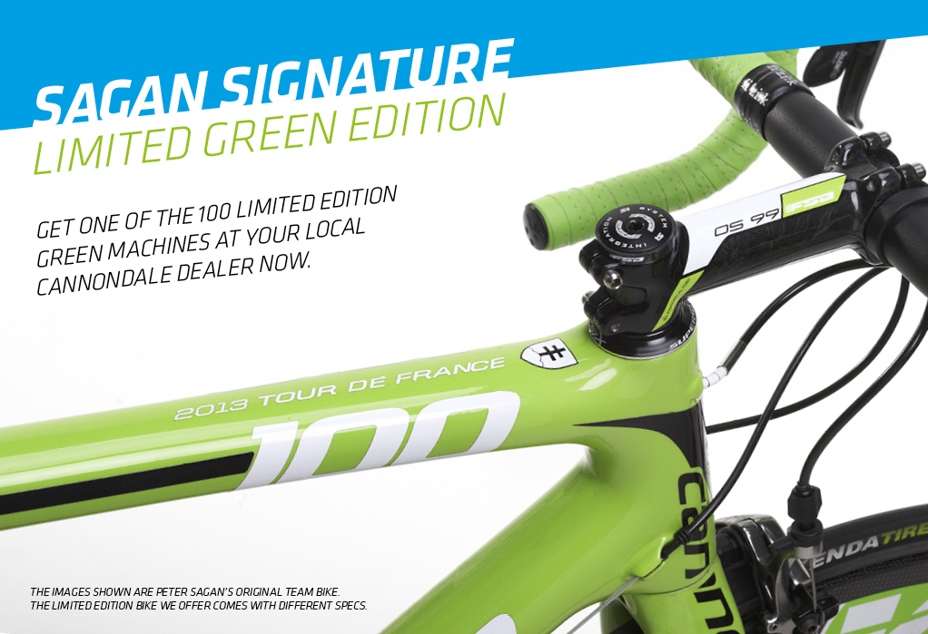 Peter Sagan Green Edition Cannondale SuperSix Evo Launched Road Cc